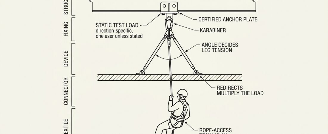 Anchor Strength Requirements Explained: Test Loads, Working Loads and Direction of Pull