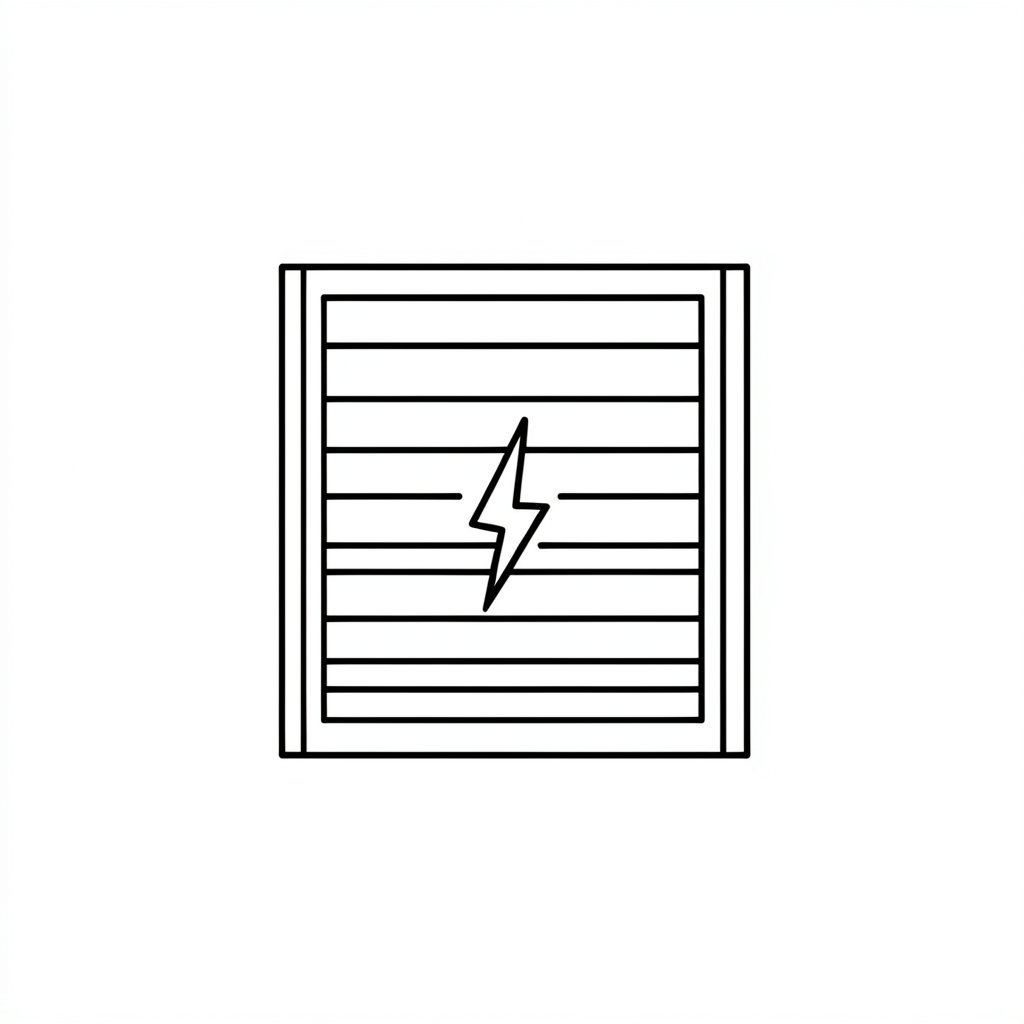 Arc flash hazard icon
