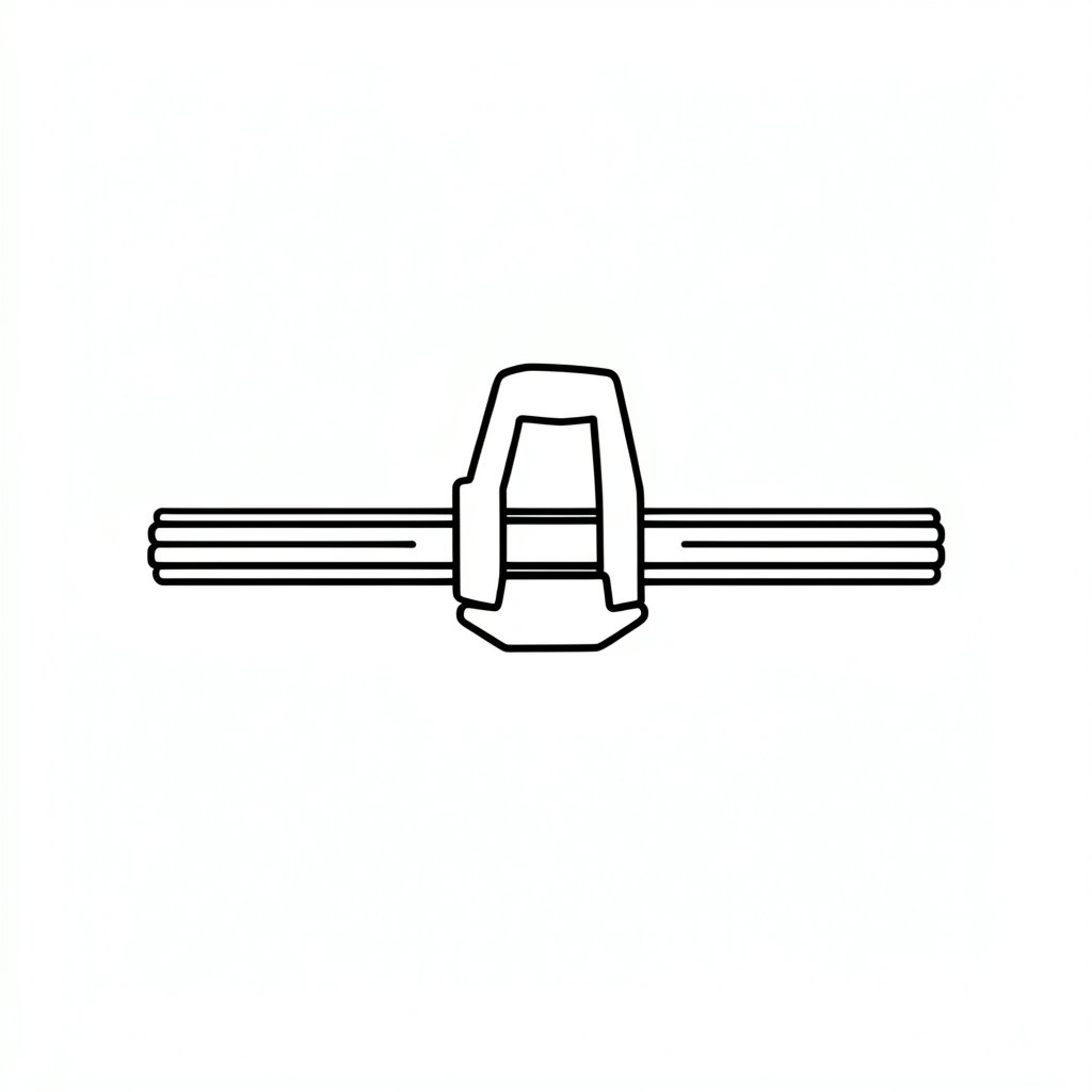 Grounding clamp icon