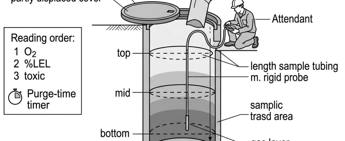 Atmospheric Testing Before Entry: Sequence, Remote Sampling and What Stops the Job