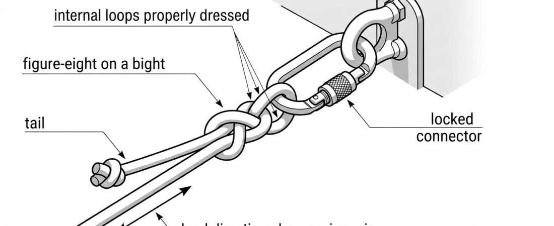 Attaching a Rope to the Anchor: Knots, Connectors and Correct Loading