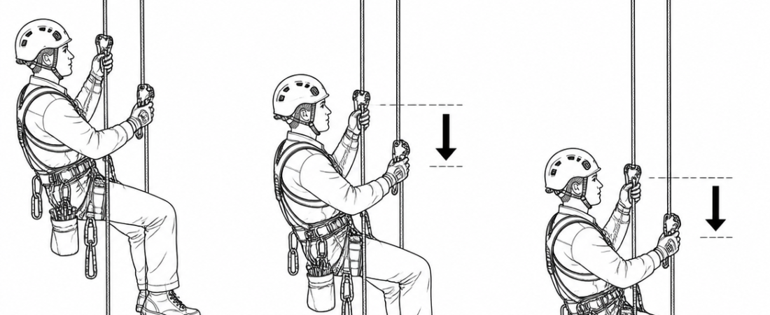 Ascender Down-Climb: Losing a Short Distance Safely Without a Changeover
