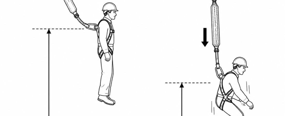 Energy Absorber Clearance: How to Calculate Required Fall Clearance for I and Y Lanyards