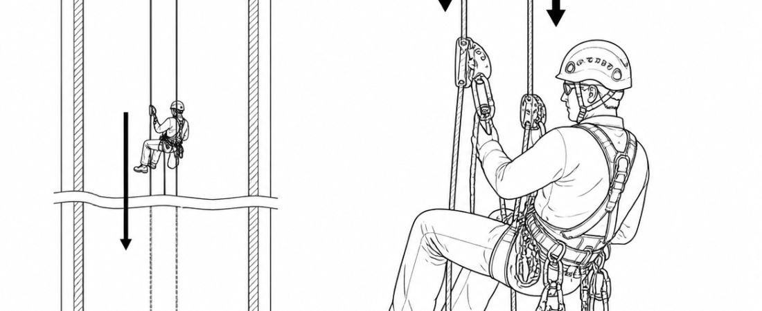 Limiting Rope Stretch with Two Descenders: Load Sharing on Long Lowers