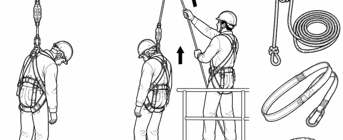 Release and Rescue of a Co-Worker Using a Rescue Kit
