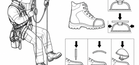 EN ISO 20345 toecaps are tested to 200 J impact and 15 kN compression; sole penetration resistance (P, PL or PS) and metatarsal protection (M) are sep
