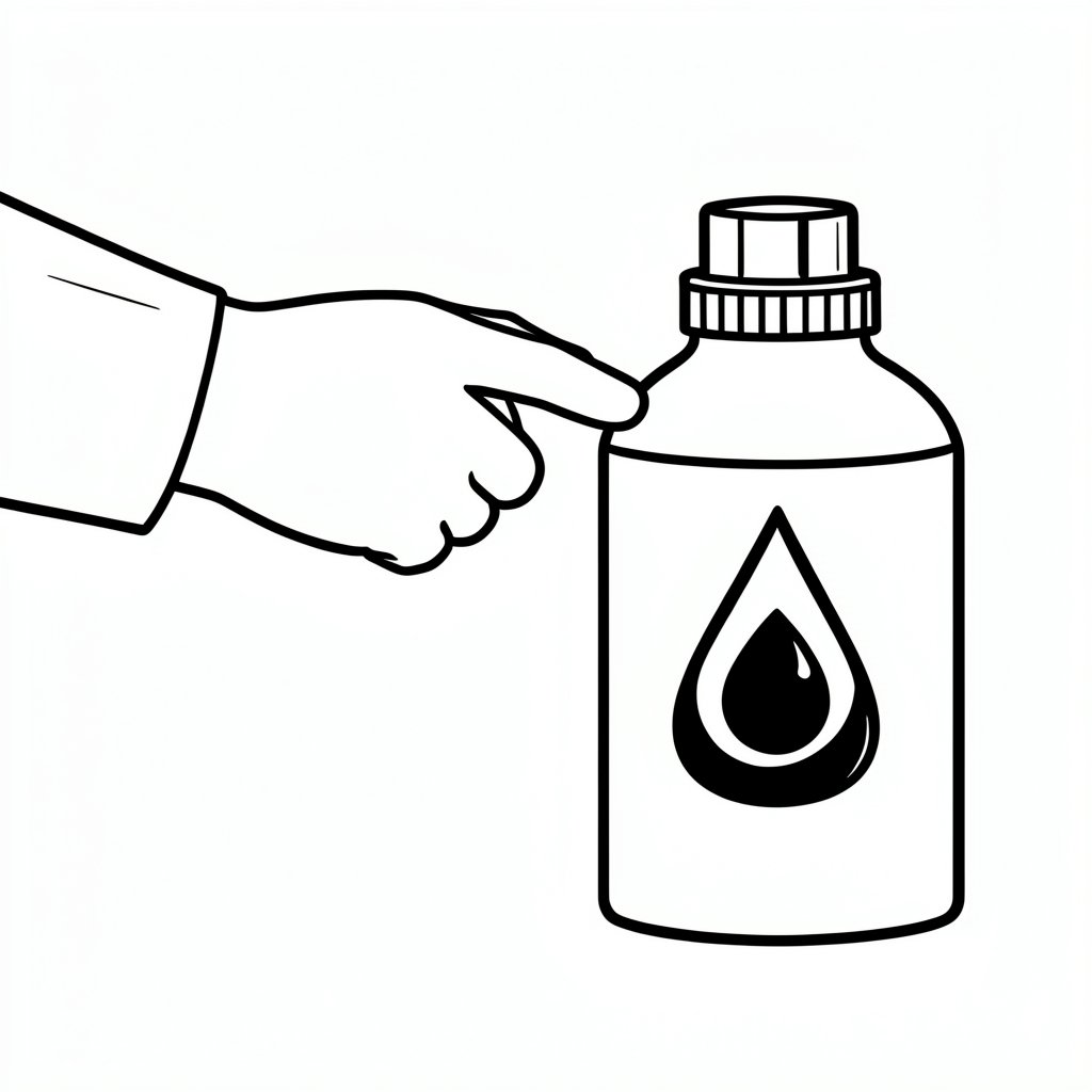 Glove and solvent chemical exposure scenario