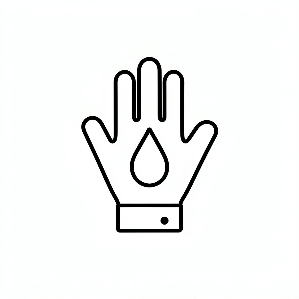 Chemical glove selector icon