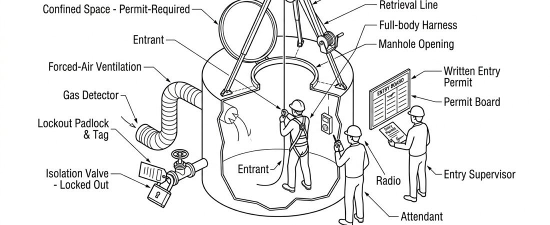 Confined Space Entry: The Permit Sequence, Step by Step
