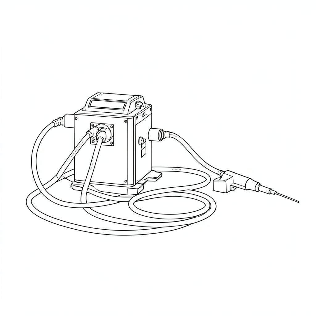 Arc Welding: Electrical Hazards and Equipment Safety — technical line drawing.