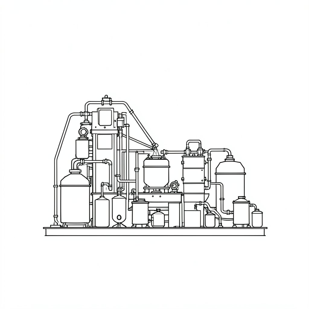 Metalworking Fluids: Mist, Dermatitis and Tank Hygiene — technical line drawing.