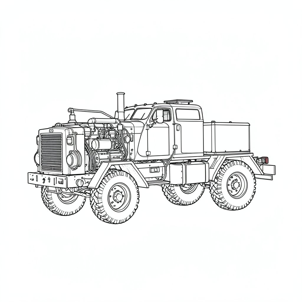 Mobile Equipment and Vehicles in Hazardous Areas — technical line drawing.