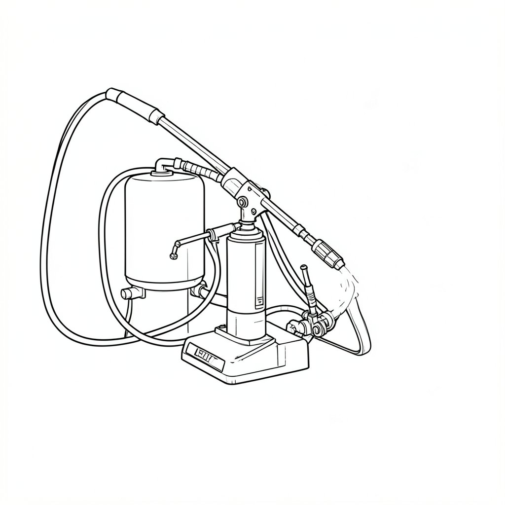 Oxy-Fuel Cutting Hazards — technical line drawing.