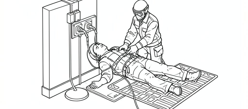 Rescue Planning for an Electrical Contact Incident