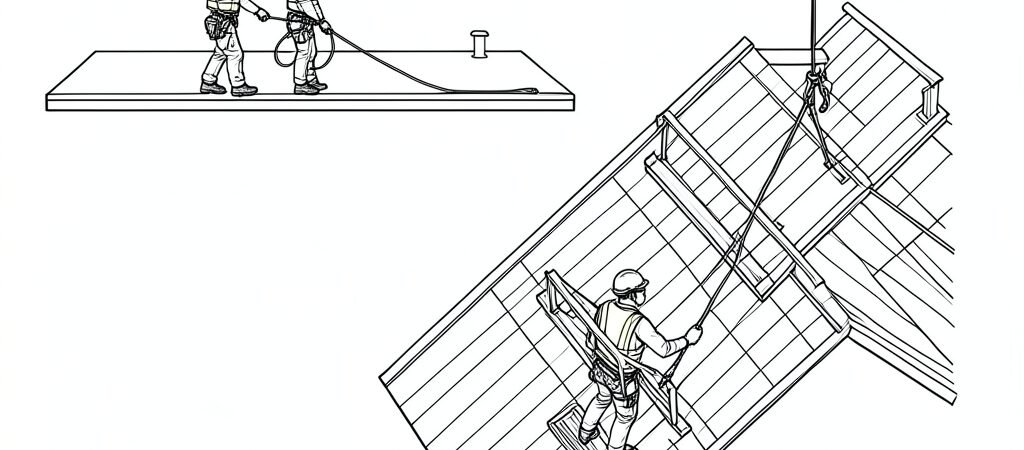 Roof Pitch and Choosing the Right Fall Protection System