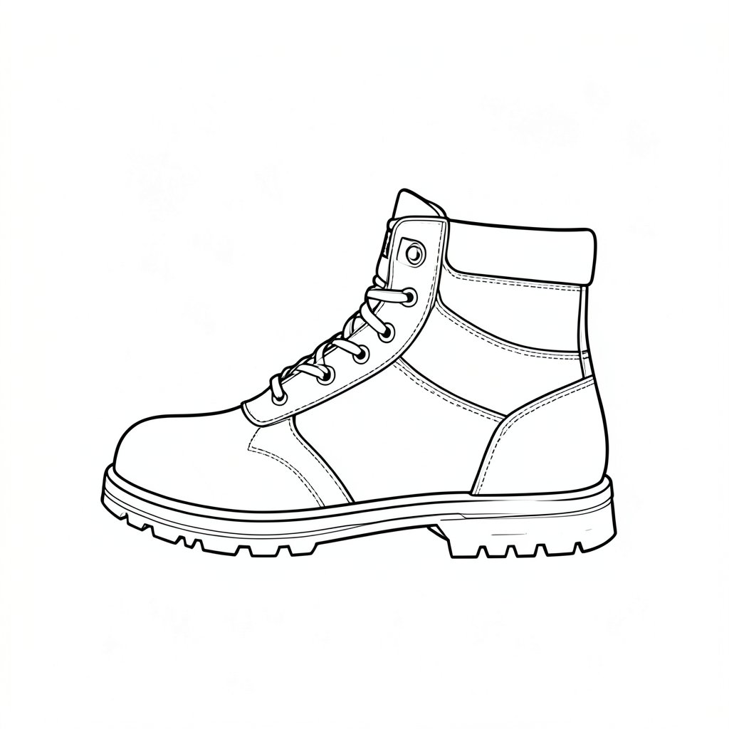 Safety Footwear for Construction: Reading the EN ISO 20345 Markings — technical line drawing.