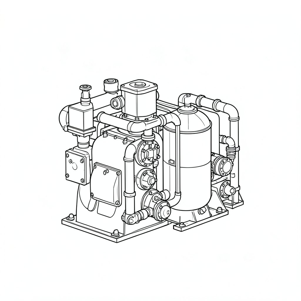 Stored Energy: The Hazard That Survives Isolation — technical line drawing.