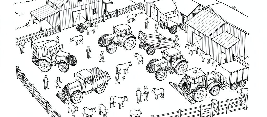 Vehicles, Yards and Reversing on the Farm