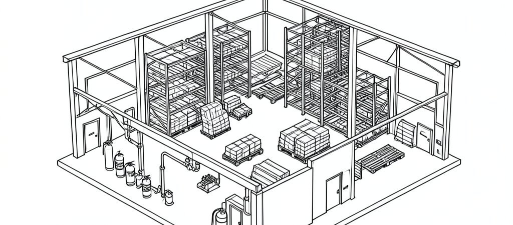 Warehouse Fire Safety and Storage Configuration