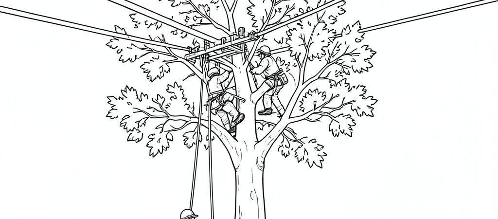 Working Near Overhead Lines During Tree Work