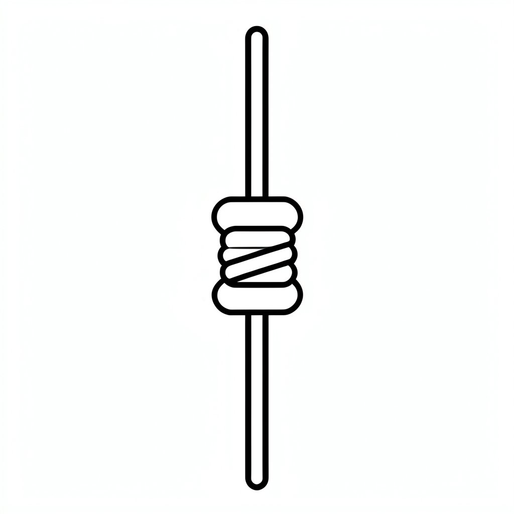 Rope access adjustment device icon