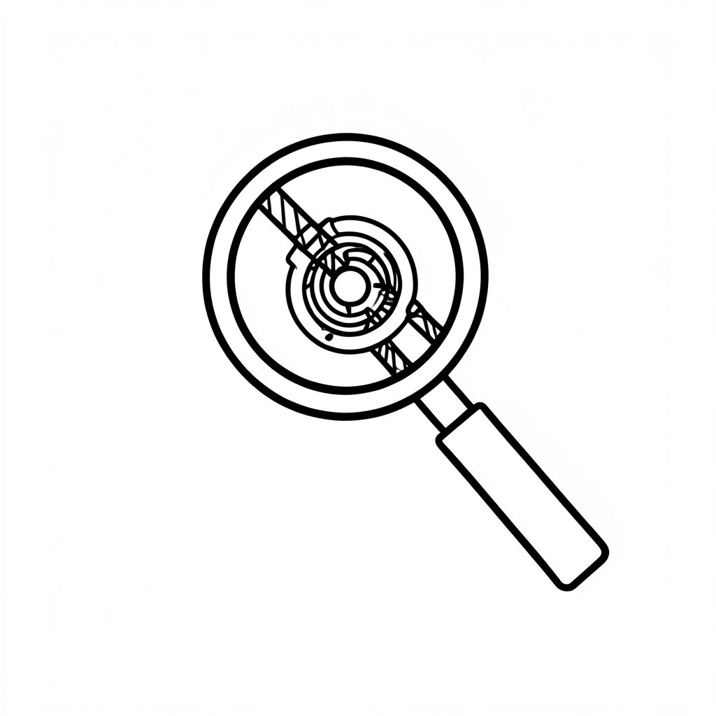 Rope adjustment device inspection icon