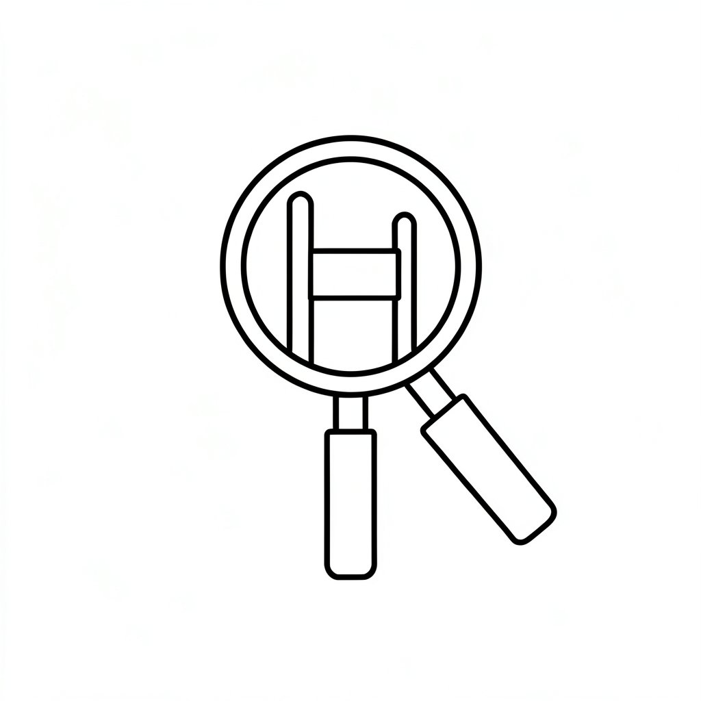 Ladder inspection icon