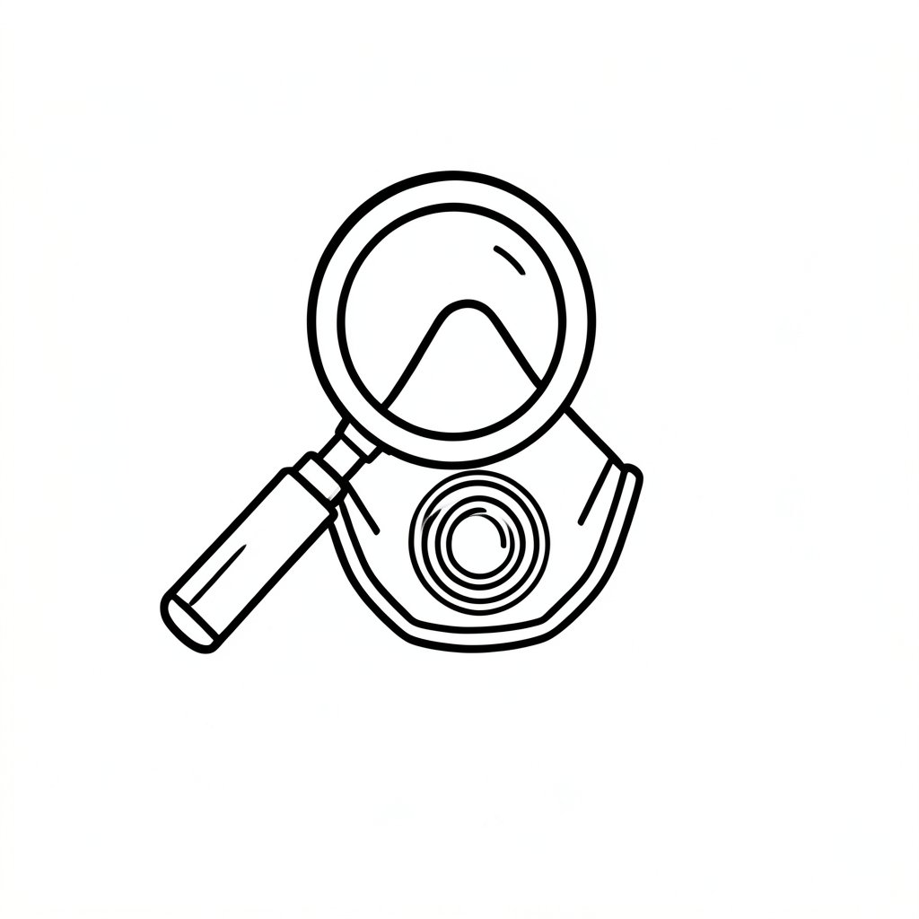 Half mask respirator inspection icon