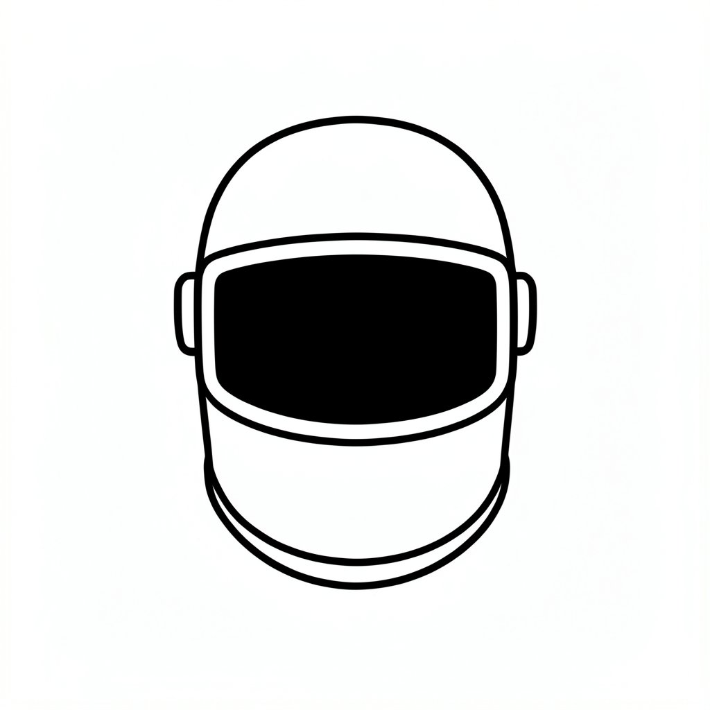 Welding helmet icon