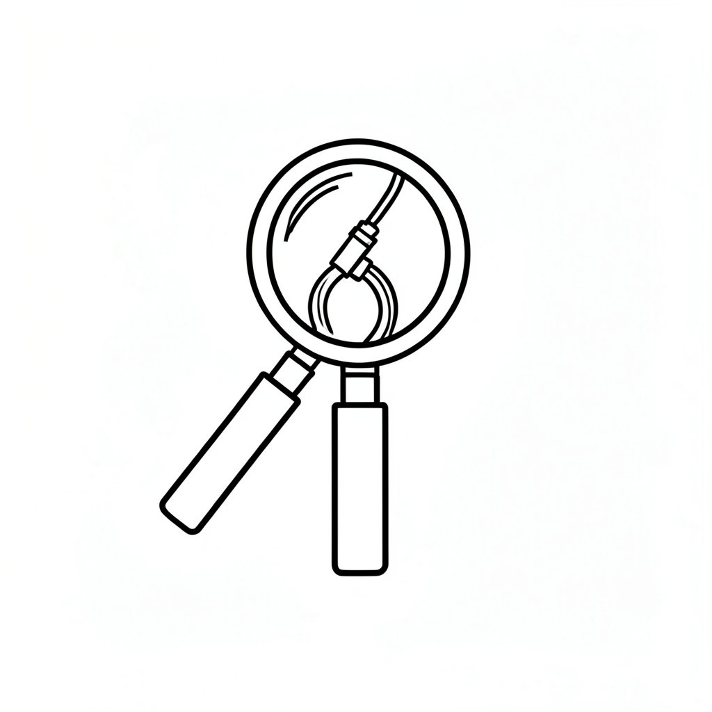 Fall arrester sliding sleeve inspection icon
