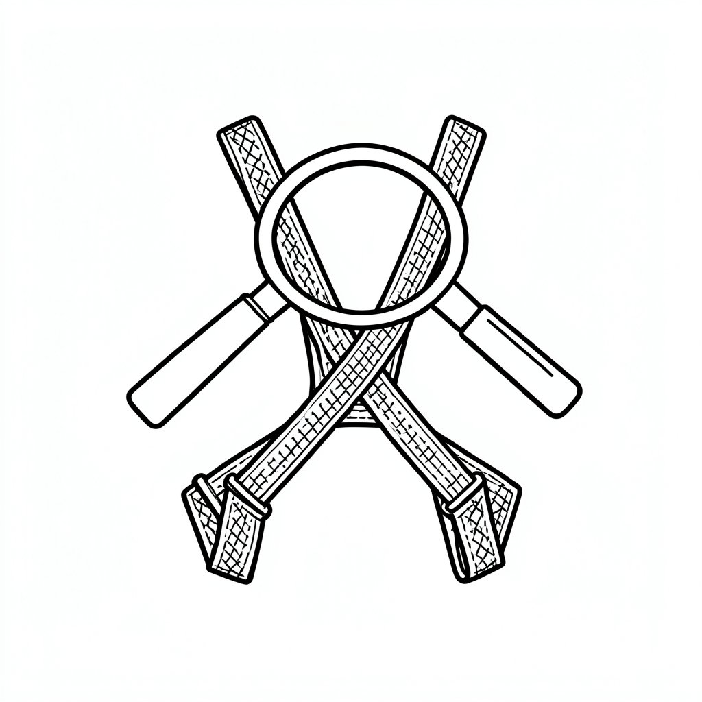 Full body harness webbing inspection icon