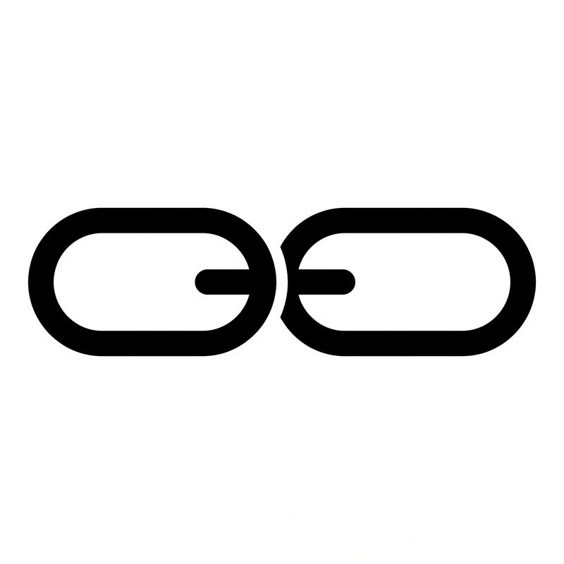Chain link wear and stretch inspection icon