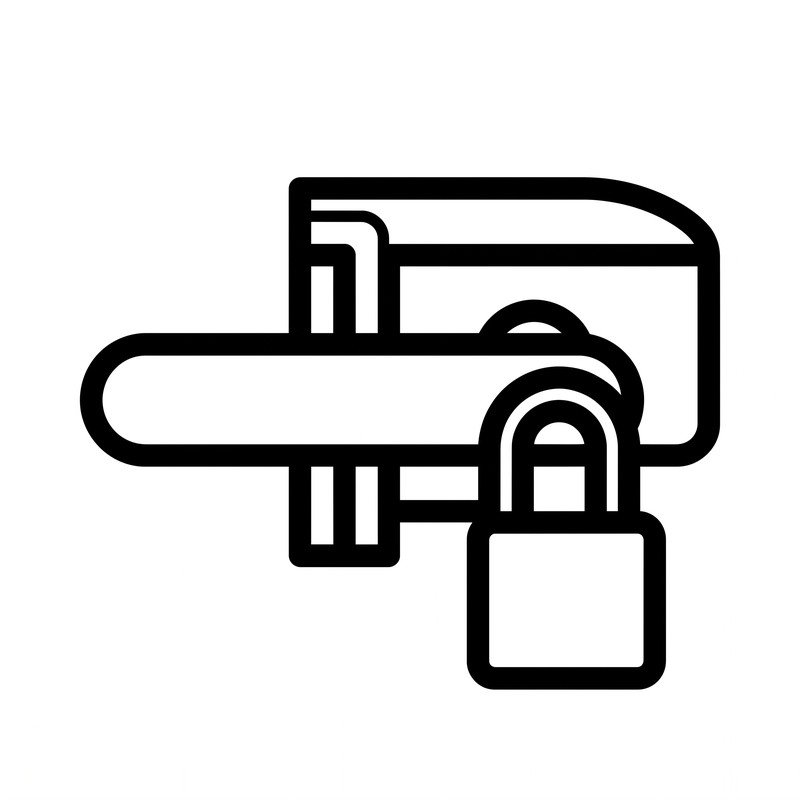 Guard locking device icon