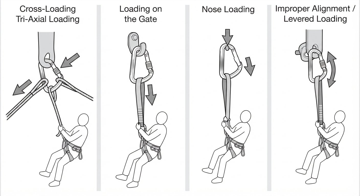 Examples of dangerous connector loading