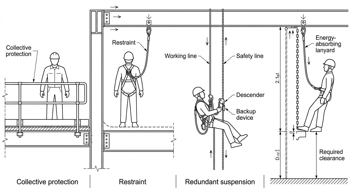 General Principles for Work at Height: The Order of Decisions Before You Rig