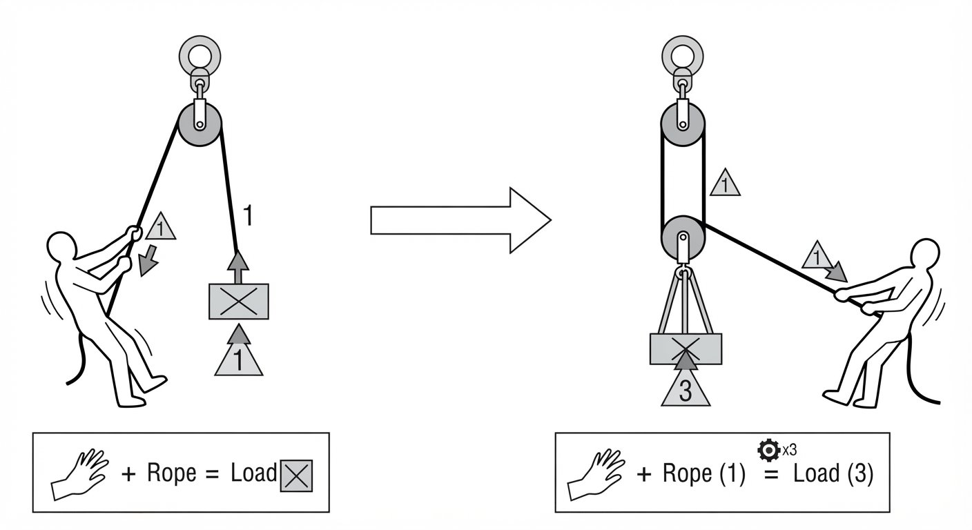 How to calculate mechanical advantage
