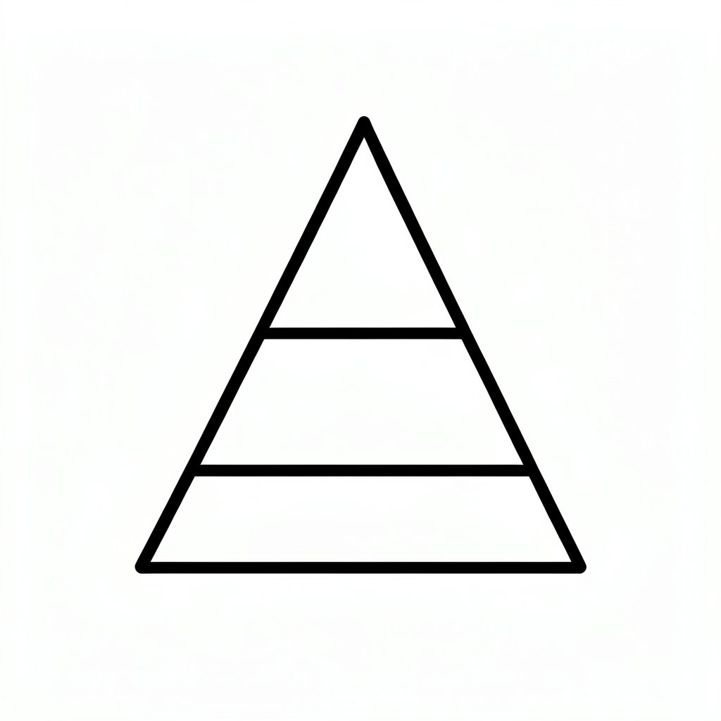 Hierarchy of risk reduction icon