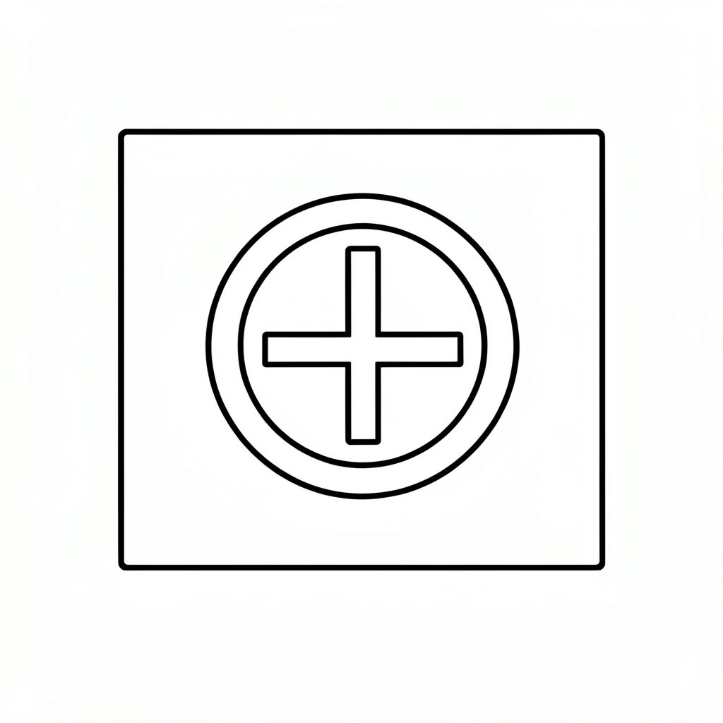 Emergency stop control panel icon