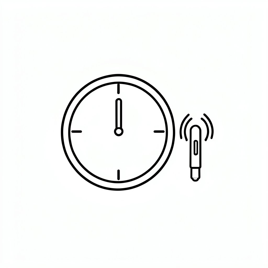 Vibration exposure time icon