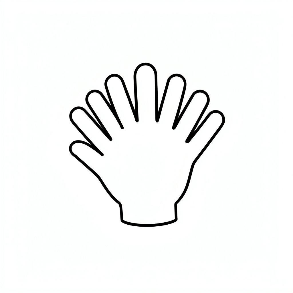Hand protection selection icon