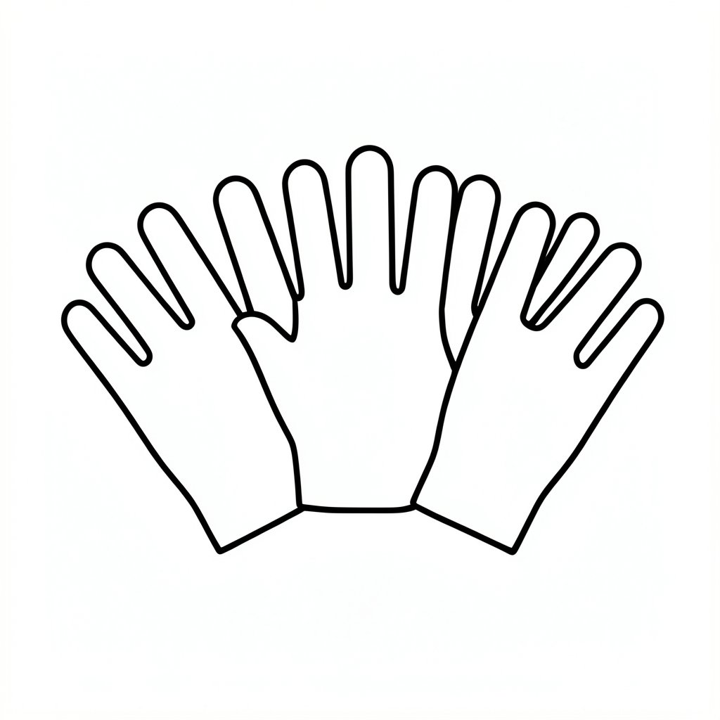 Glove material comparison icon