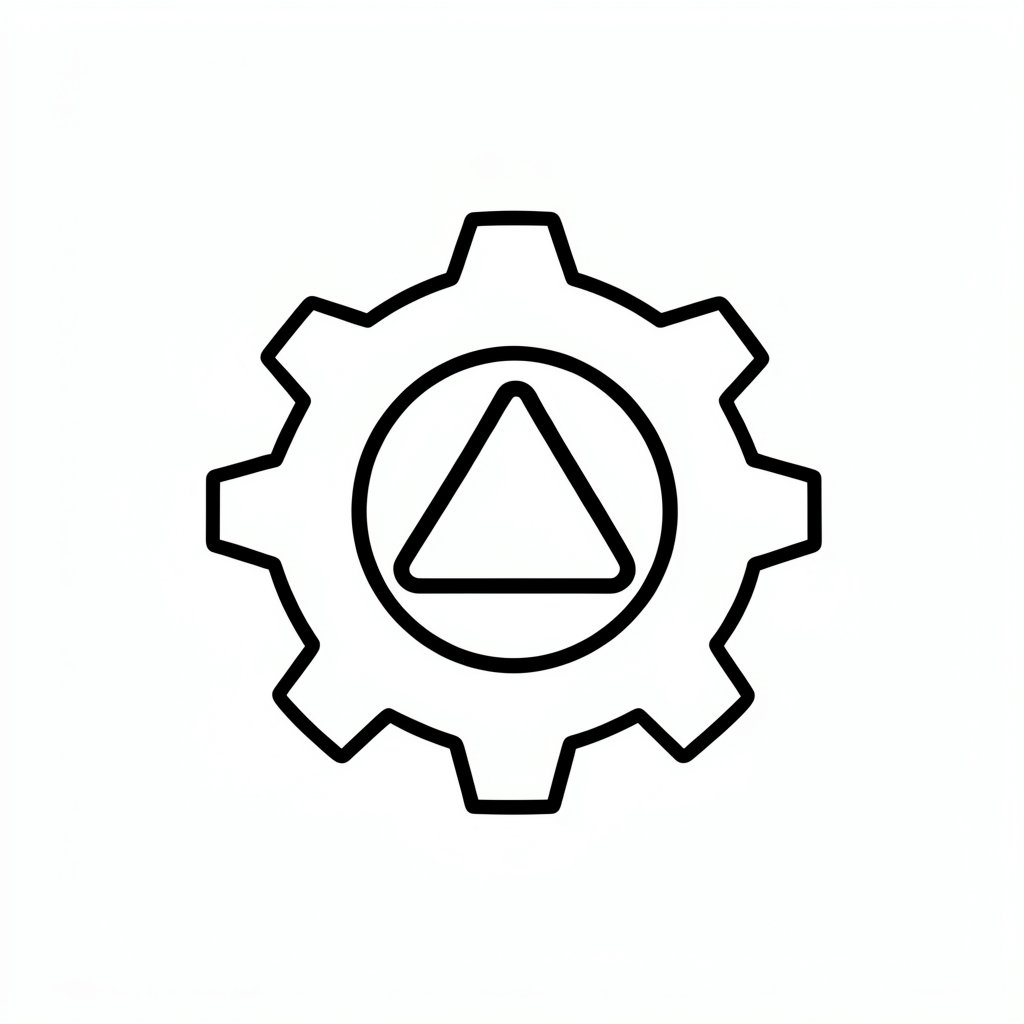 Machine guard maintenance access icon