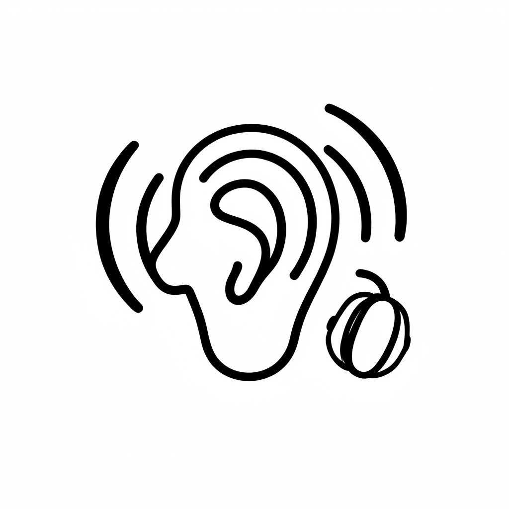 Noise and hearing conservation icon