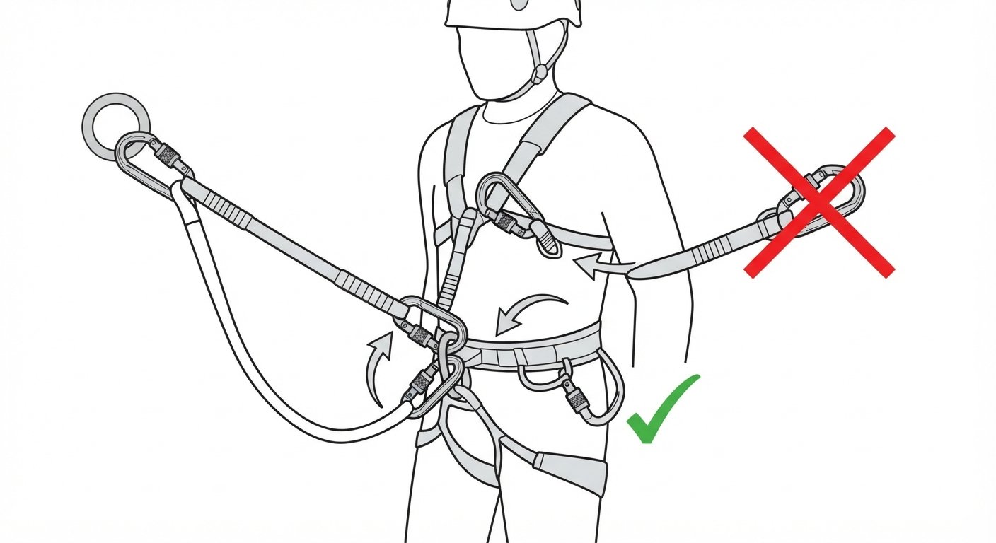 Parking an unused lanyard arm safely