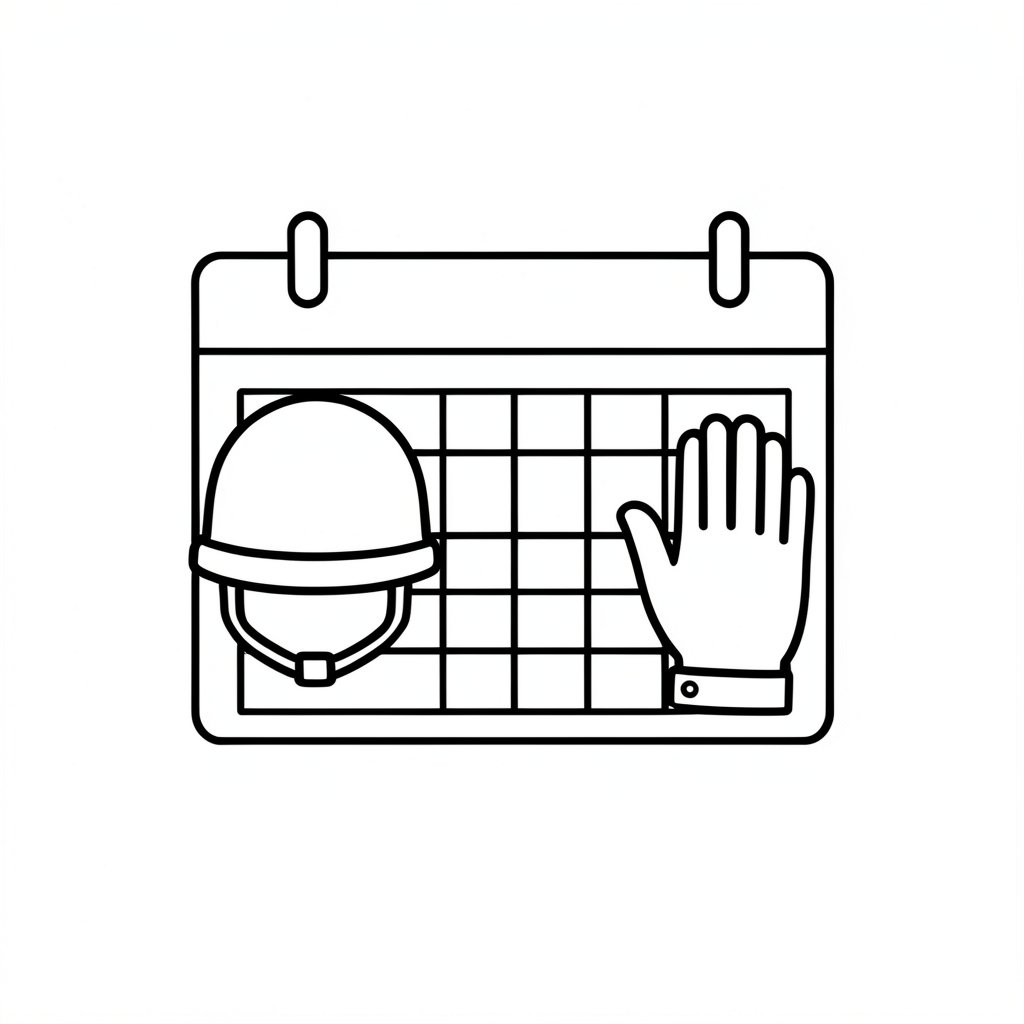 PPE inspection and replacement tracker icon