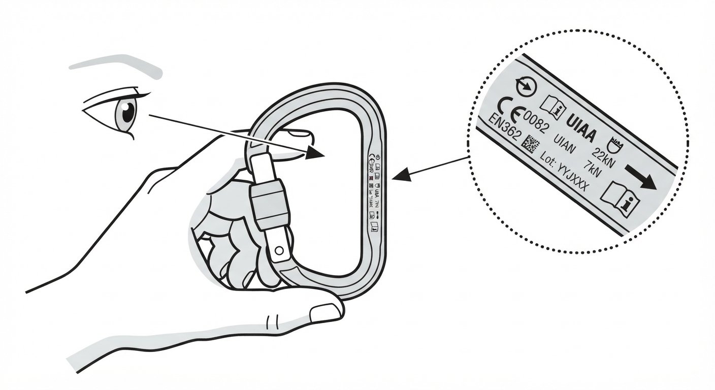Reading the markings on a connector