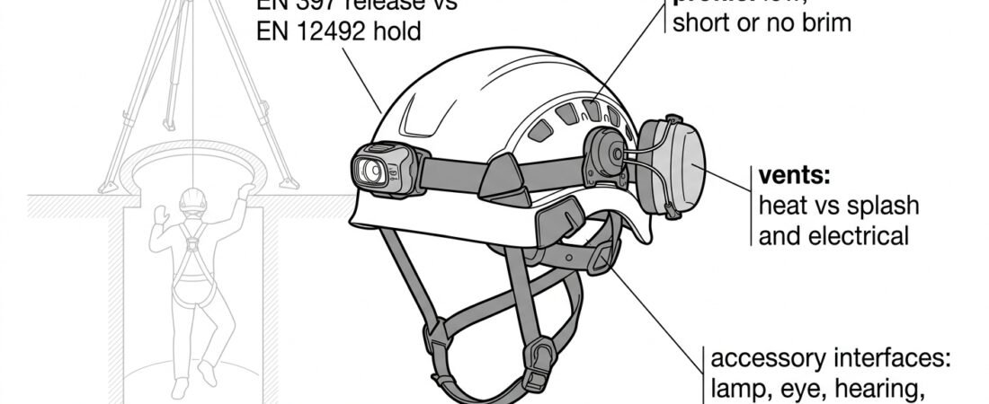 Selecting a Helmet for Confined Space Work: Retention, Profile and Compatibility