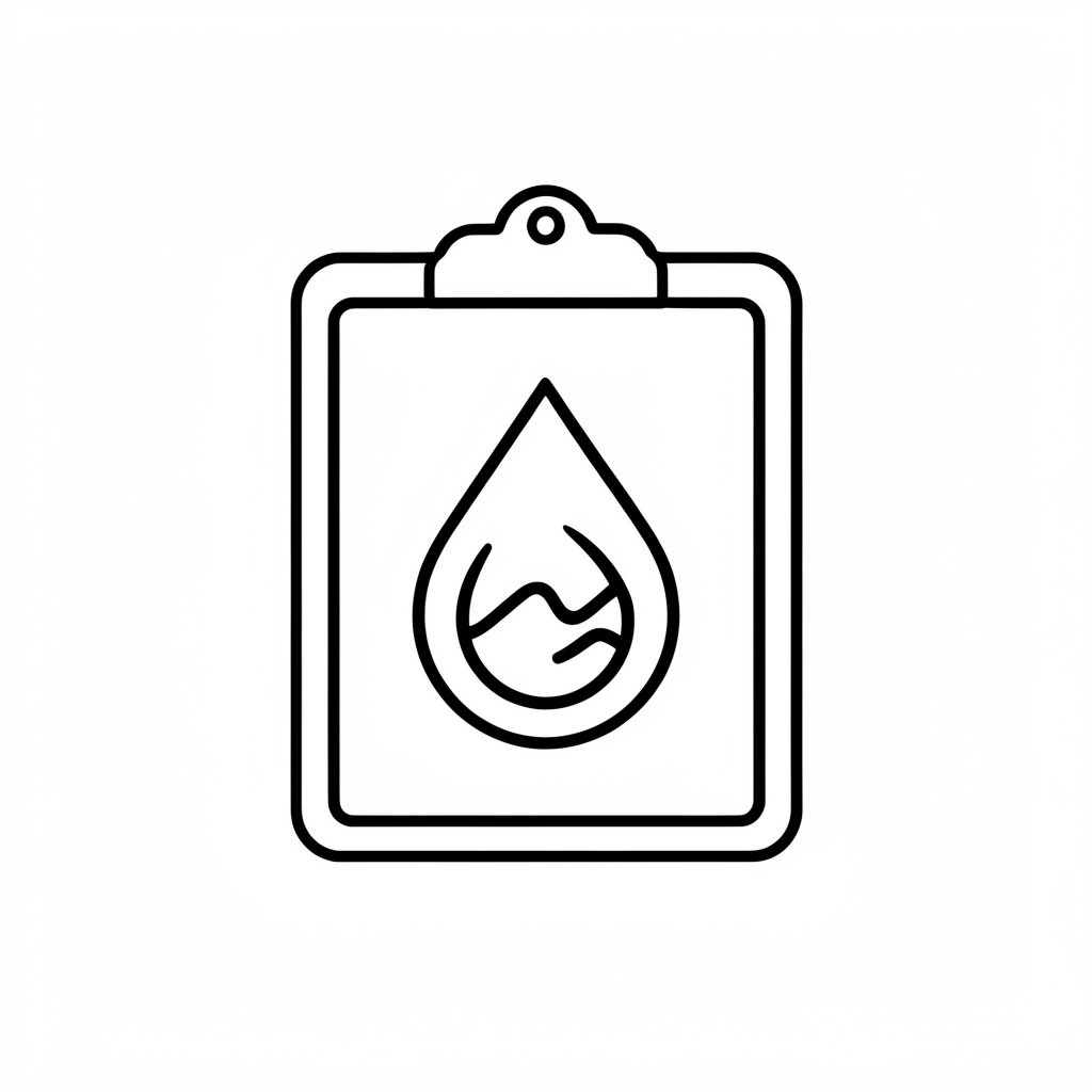 Chemical spill response plan icon