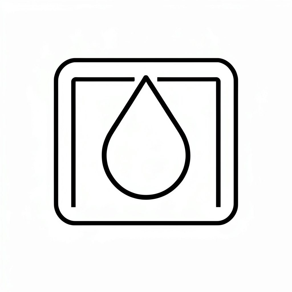 Chemical spill containment icon