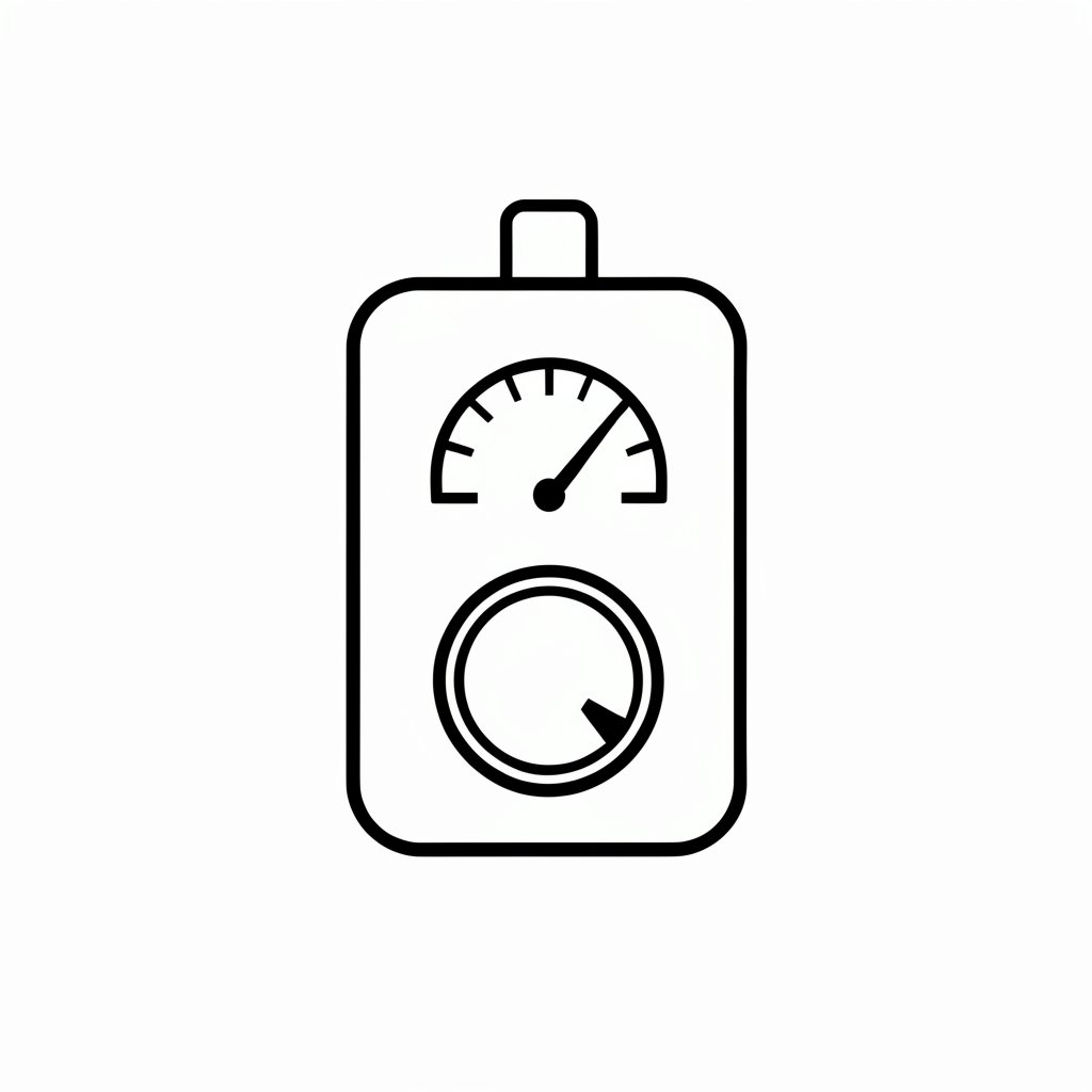 Confined space gas monitoring icon